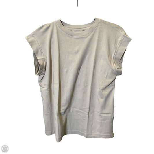 Top Short Sleeve Basic By A New Day In Taupe, Size: Xs