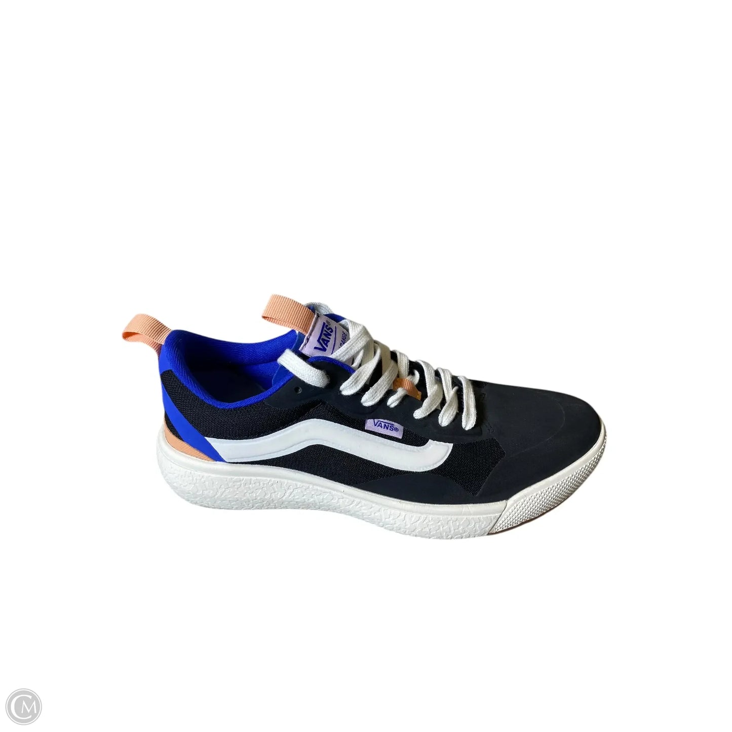 Shoes Athletic By Vans In Black & Blue, Size: 7.5