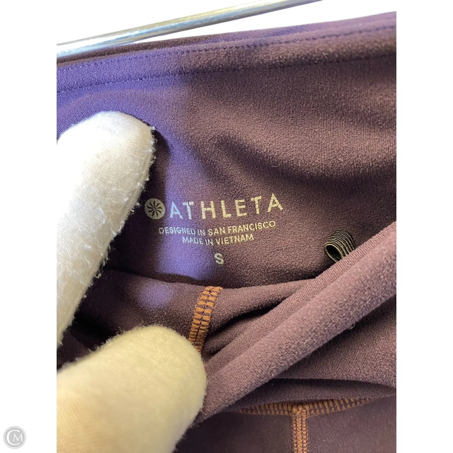 Athletic Leggings By Athleta In Purple, Size: S