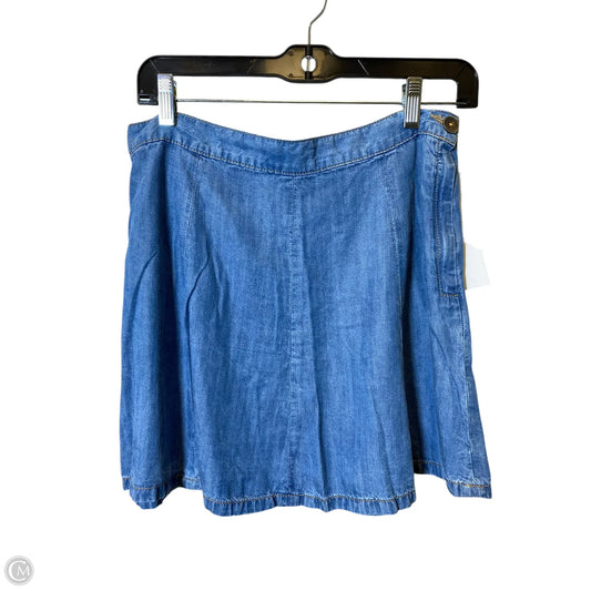 Skirt Mini & Short By American Eagle In Blue Denim, Size: 6