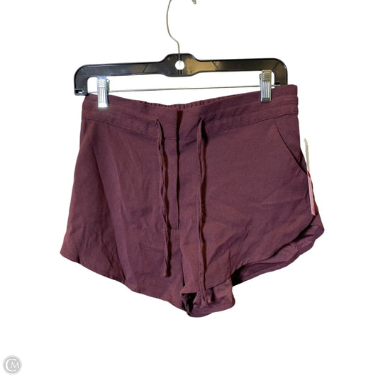 Shorts By H&m In Maroon, Size: 6