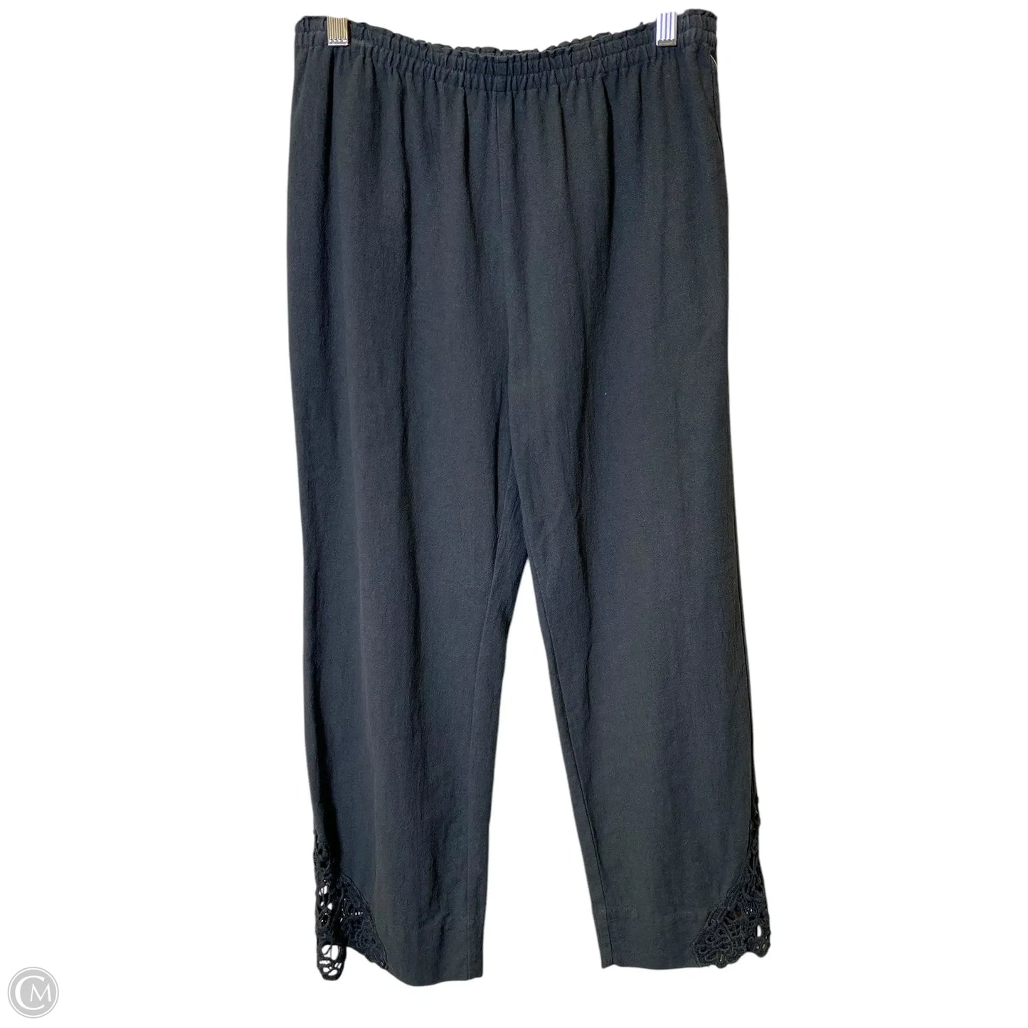 Pants Linen By Soft Surroundings In Black, Size: Sp