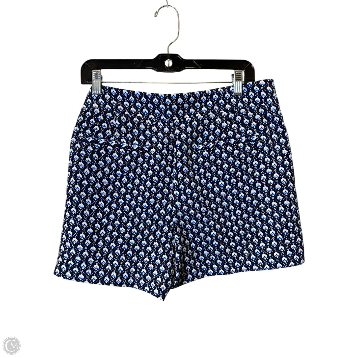 Shorts By Ann Taylor In Blue & White, Size: 12