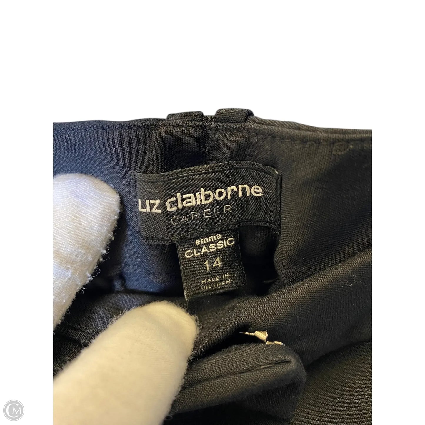 Pants Cropped By Liz Claiborne In Black, Size: 14