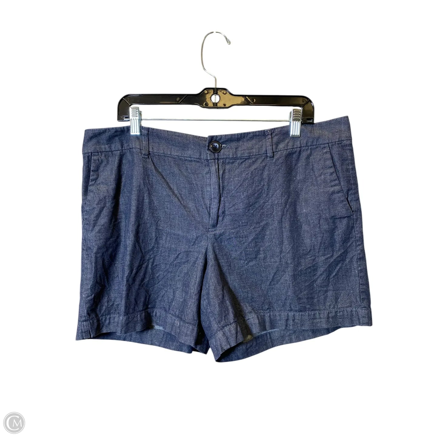 Shorts By Ann Taylor In Blue Denim, Size: 14