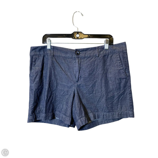 Shorts By Ann Taylor In Blue Denim, Size: 14