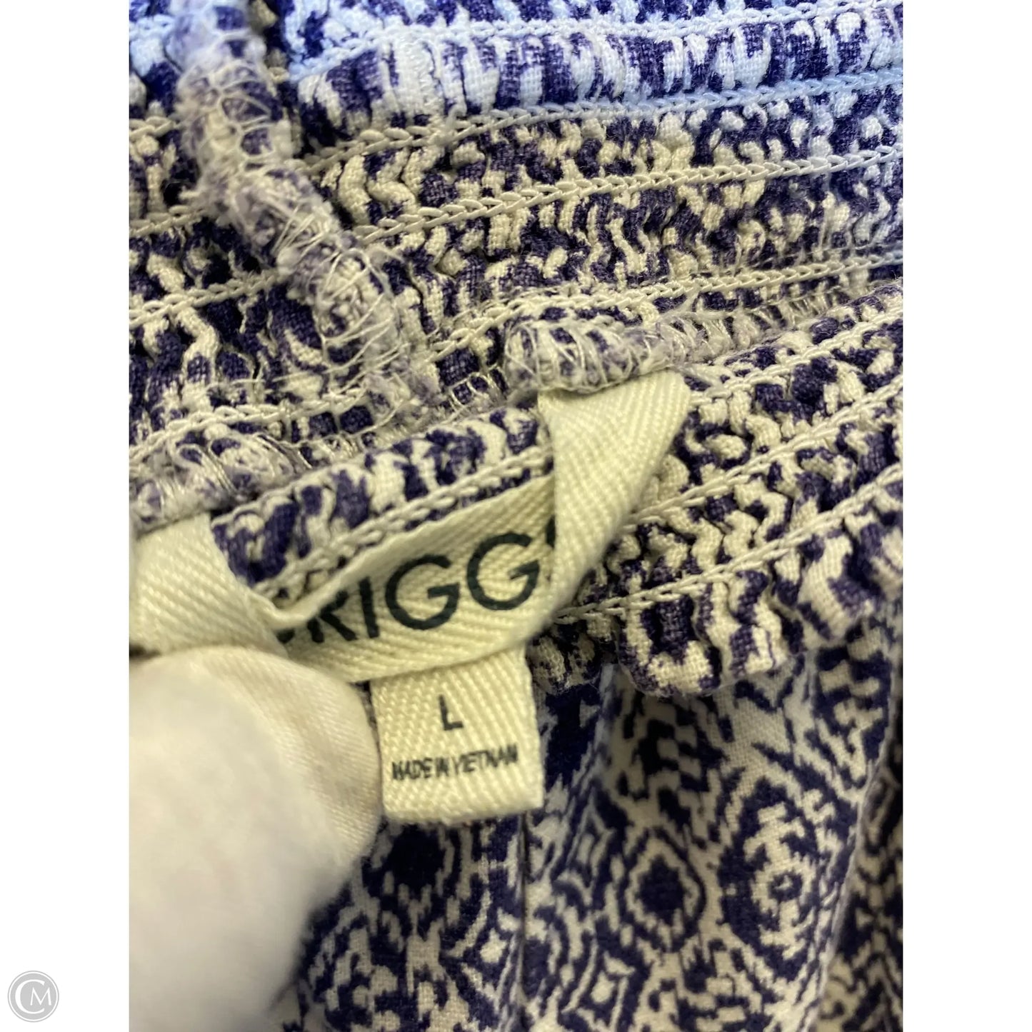 Shorts By Briggs In Blue & White, Size: L