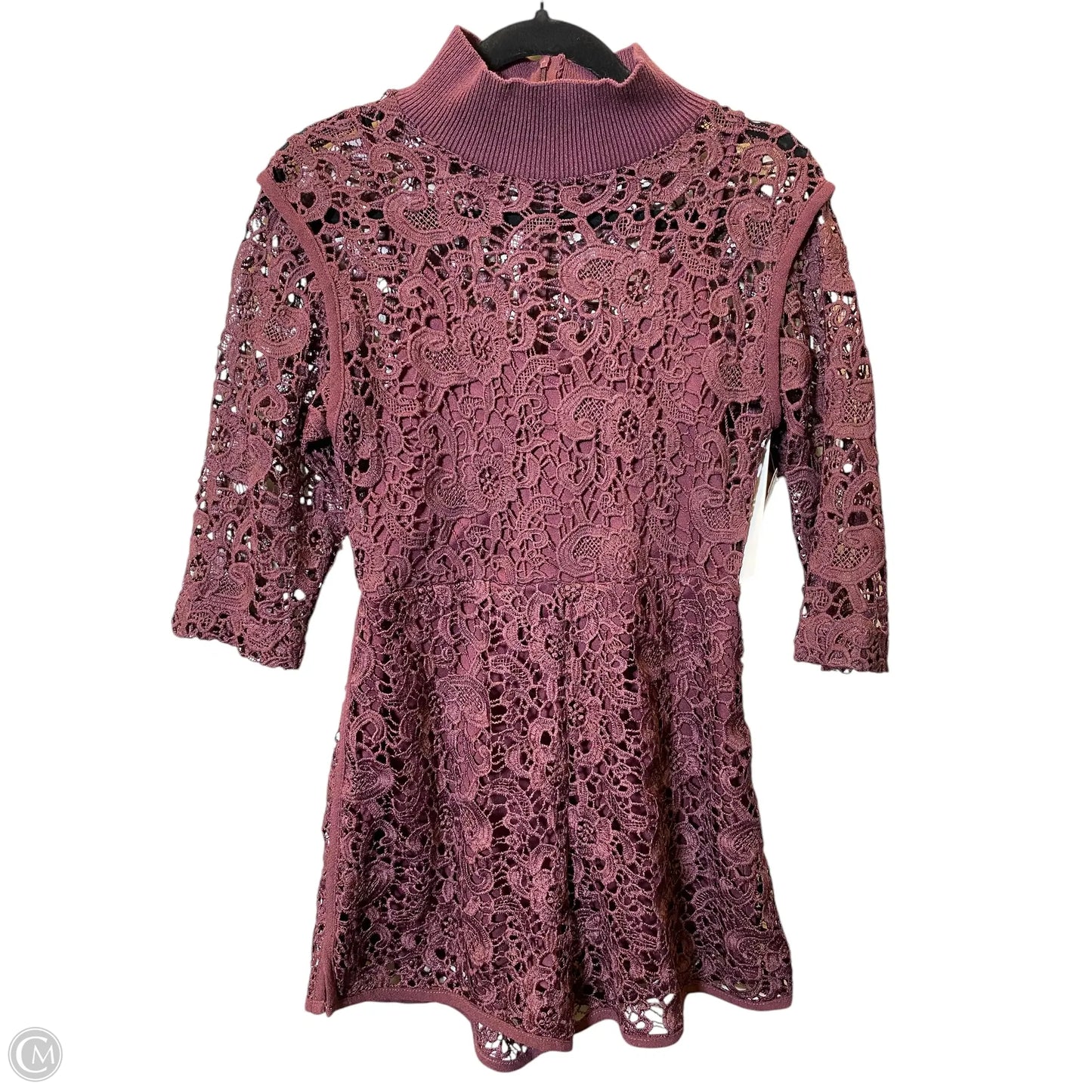 Romper By Cmc In Maroon, Size: S