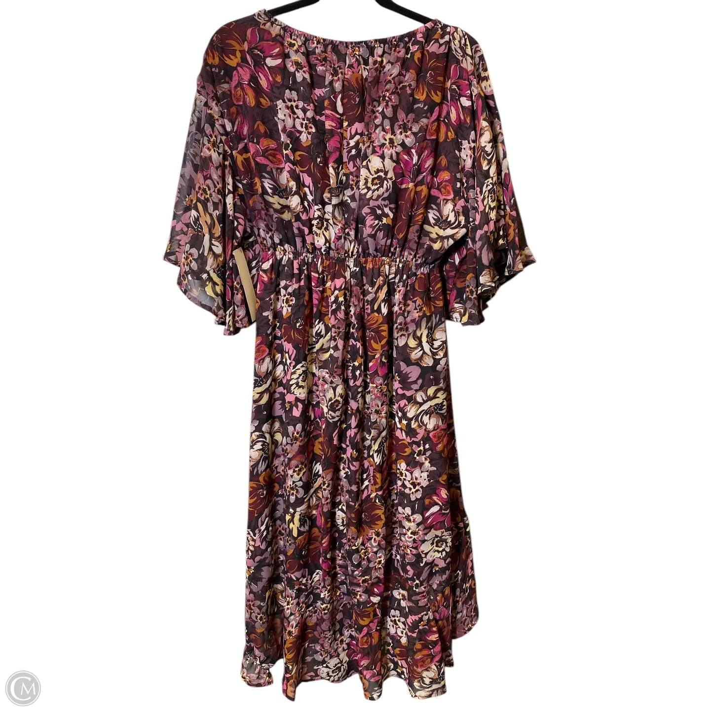 Dress Casual Midi By She + Sky In Floral Print, Size: L