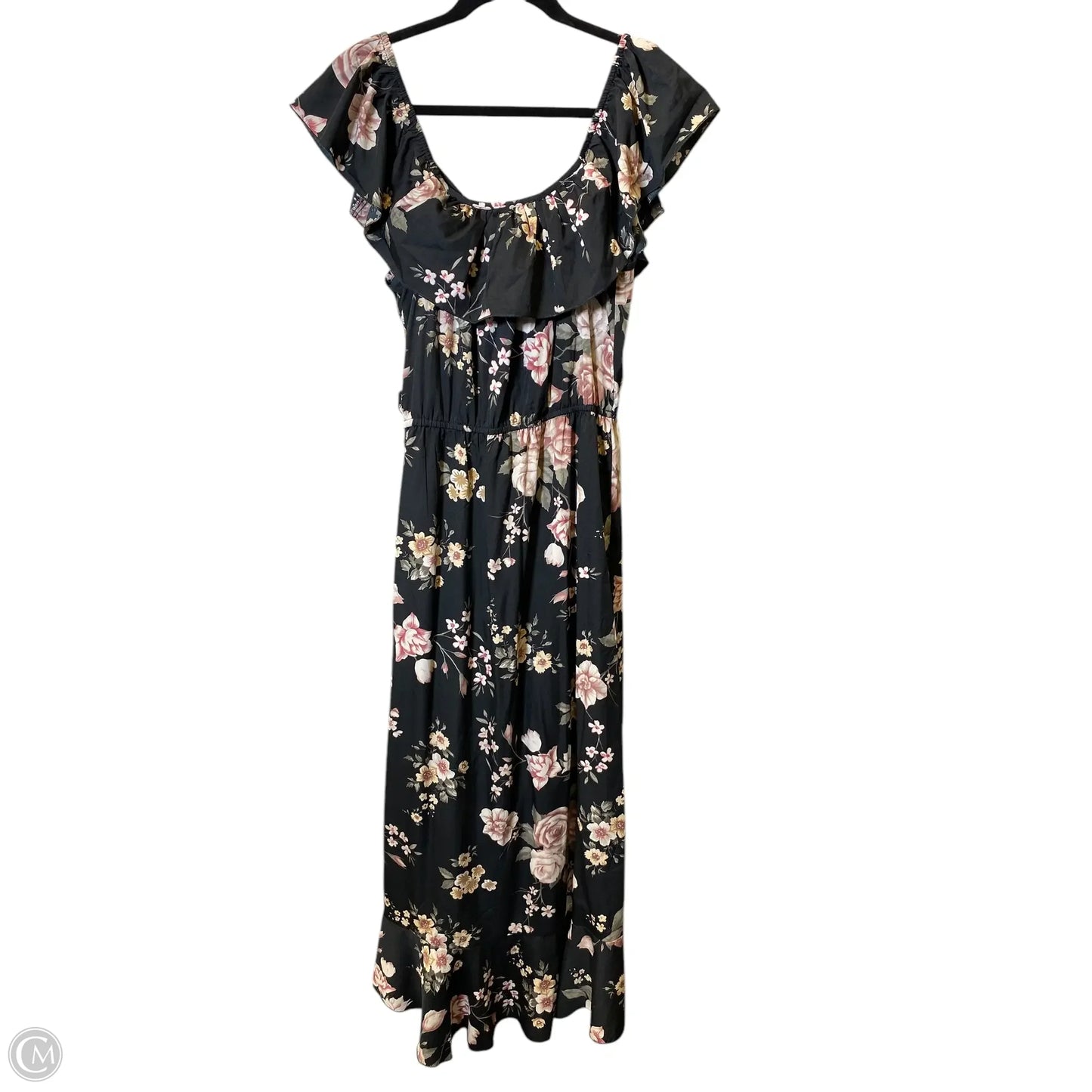 Dress Casual Midi By Indulge In Floral Print, Size: M