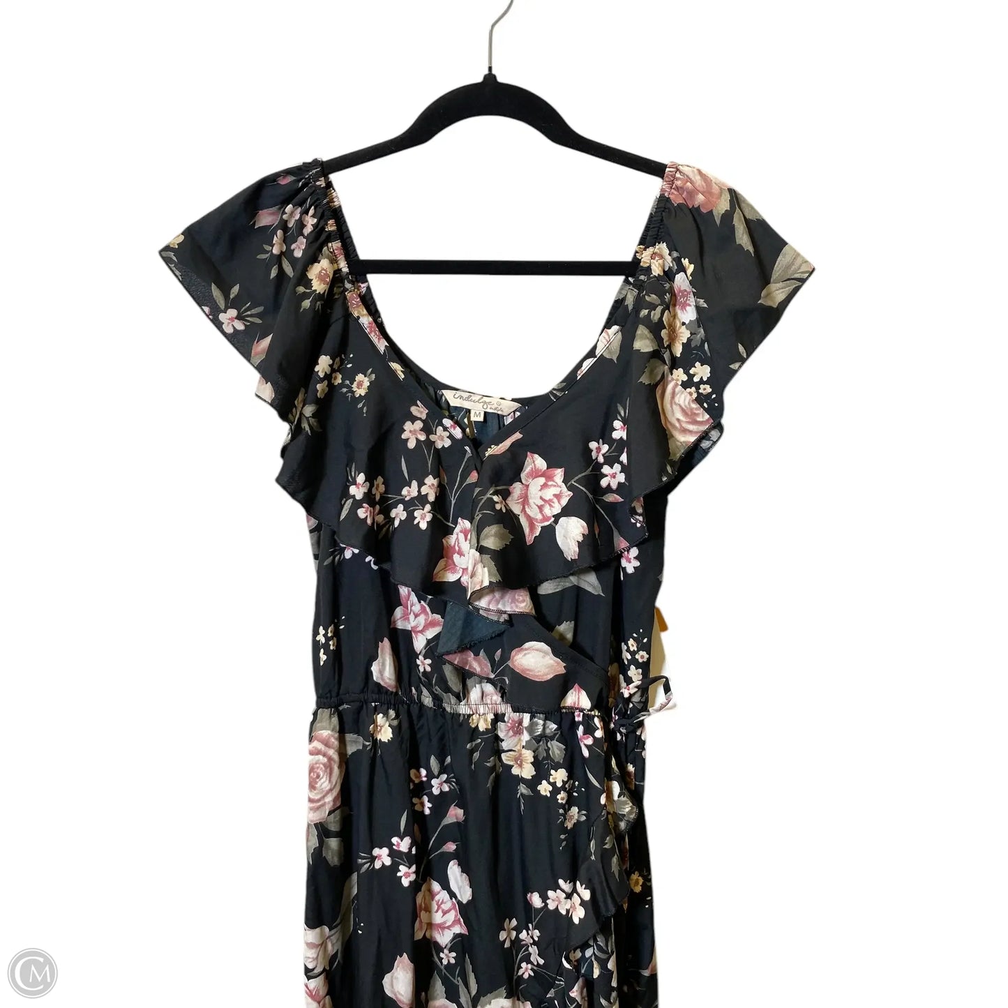 Dress Casual Midi By Indulge In Floral Print, Size: M