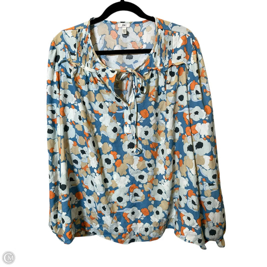 Top Long Sleeve By Joie In Multi-colored, Size: Xl