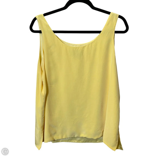 Top Sleeveless By Cmc In Yellow, Size: Xl