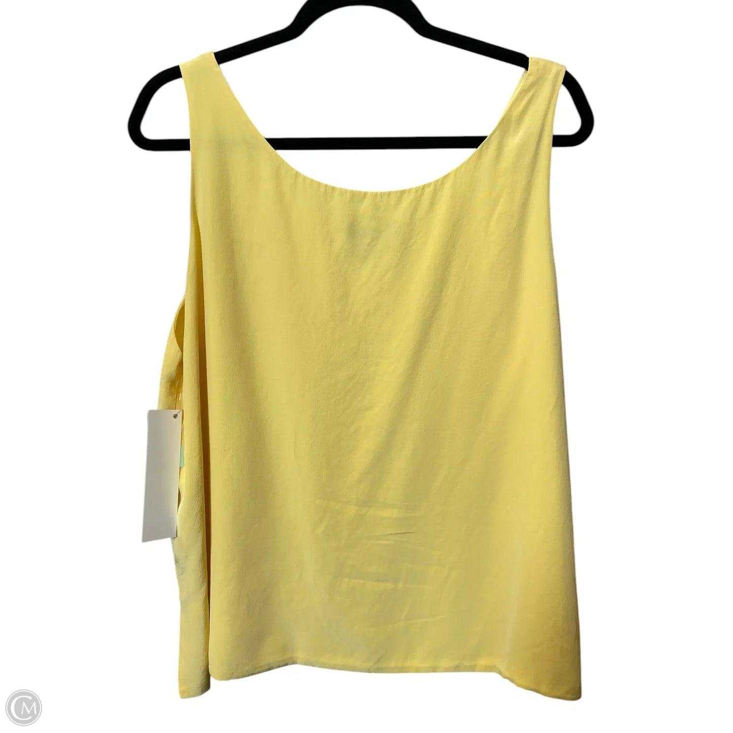 Top Sleeveless By Cmc In Yellow, Size: Xl