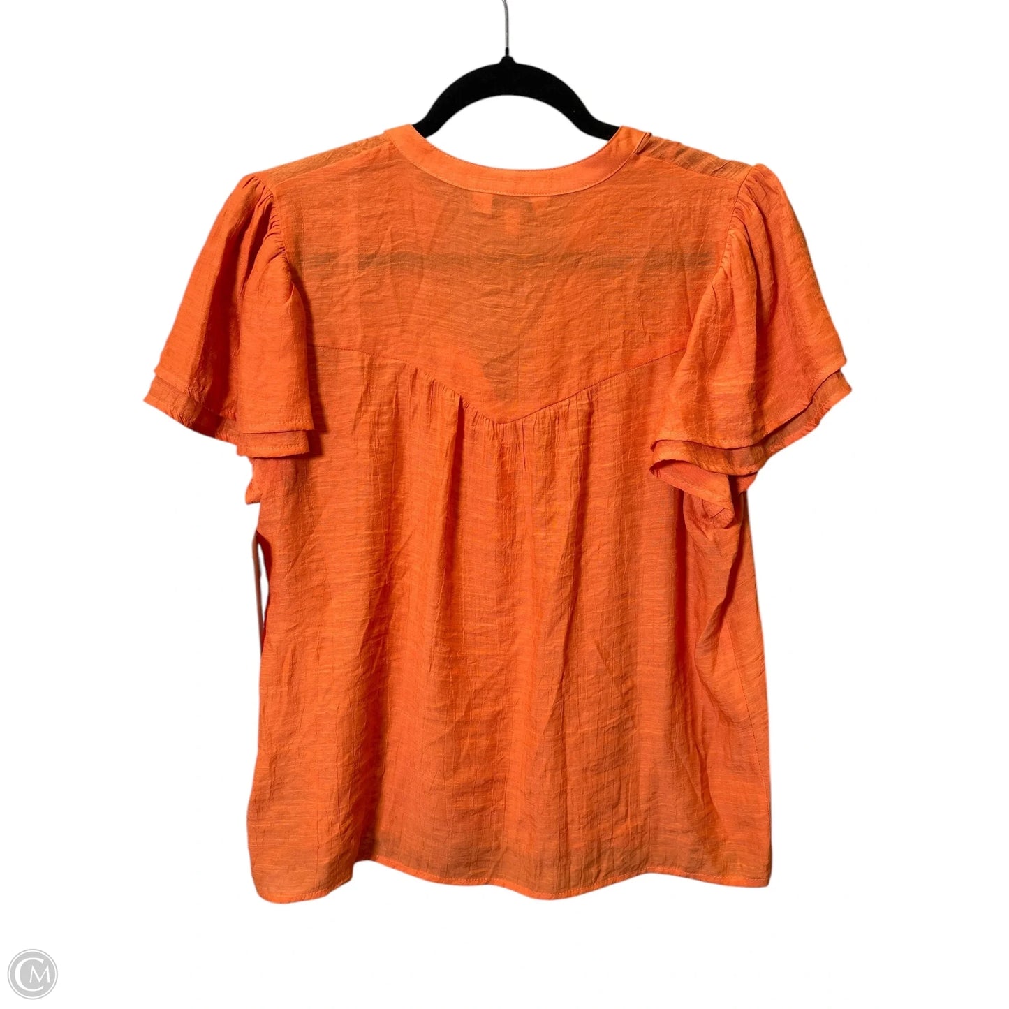 Top Short Sleeve By Nanette By Nanette Lepore In Orange, Size: M