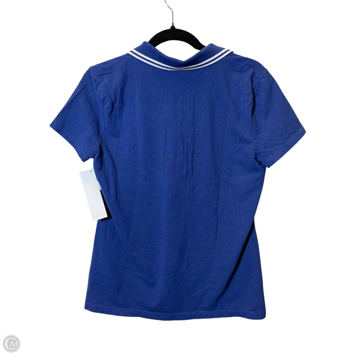 Top Short Sleeve By Tommy Hilfiger In Blue, Size: M