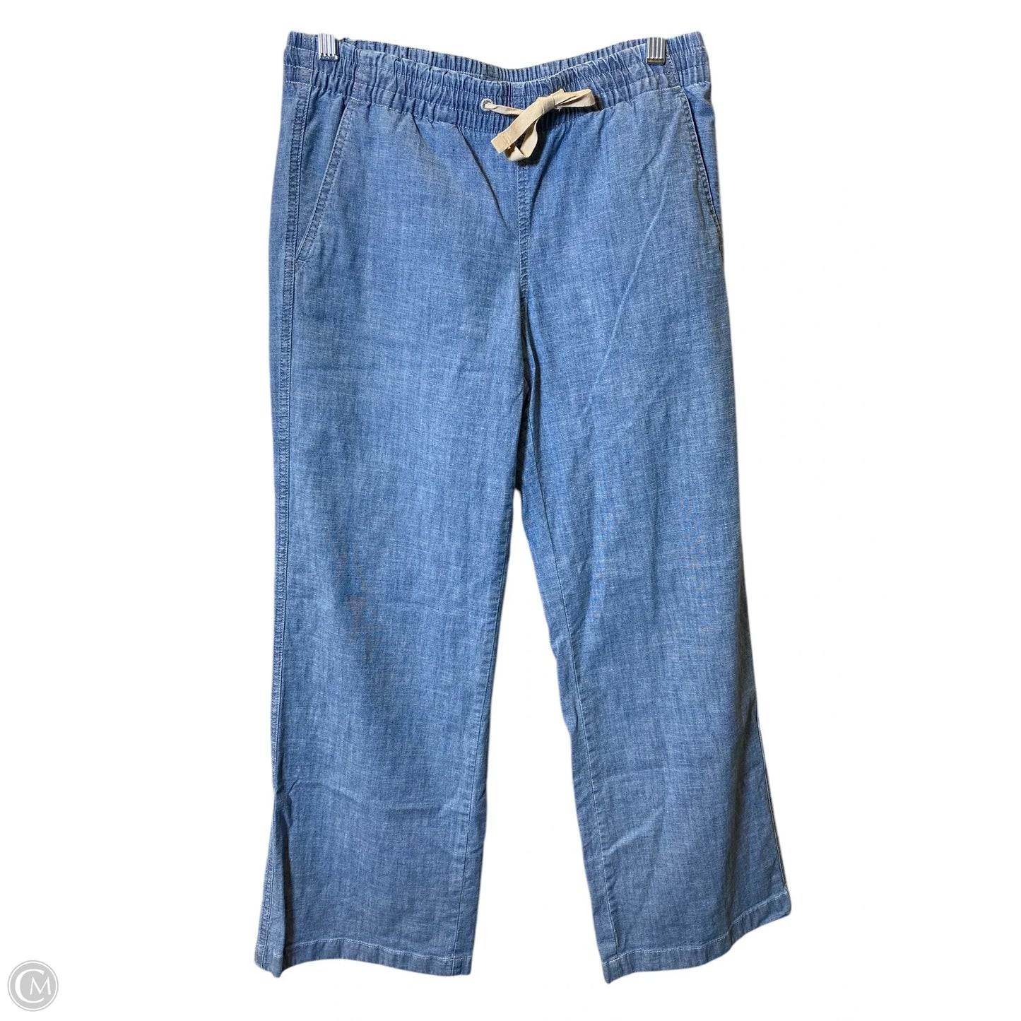 Pants Linen By L.l. Bean In Blue, Size: 6