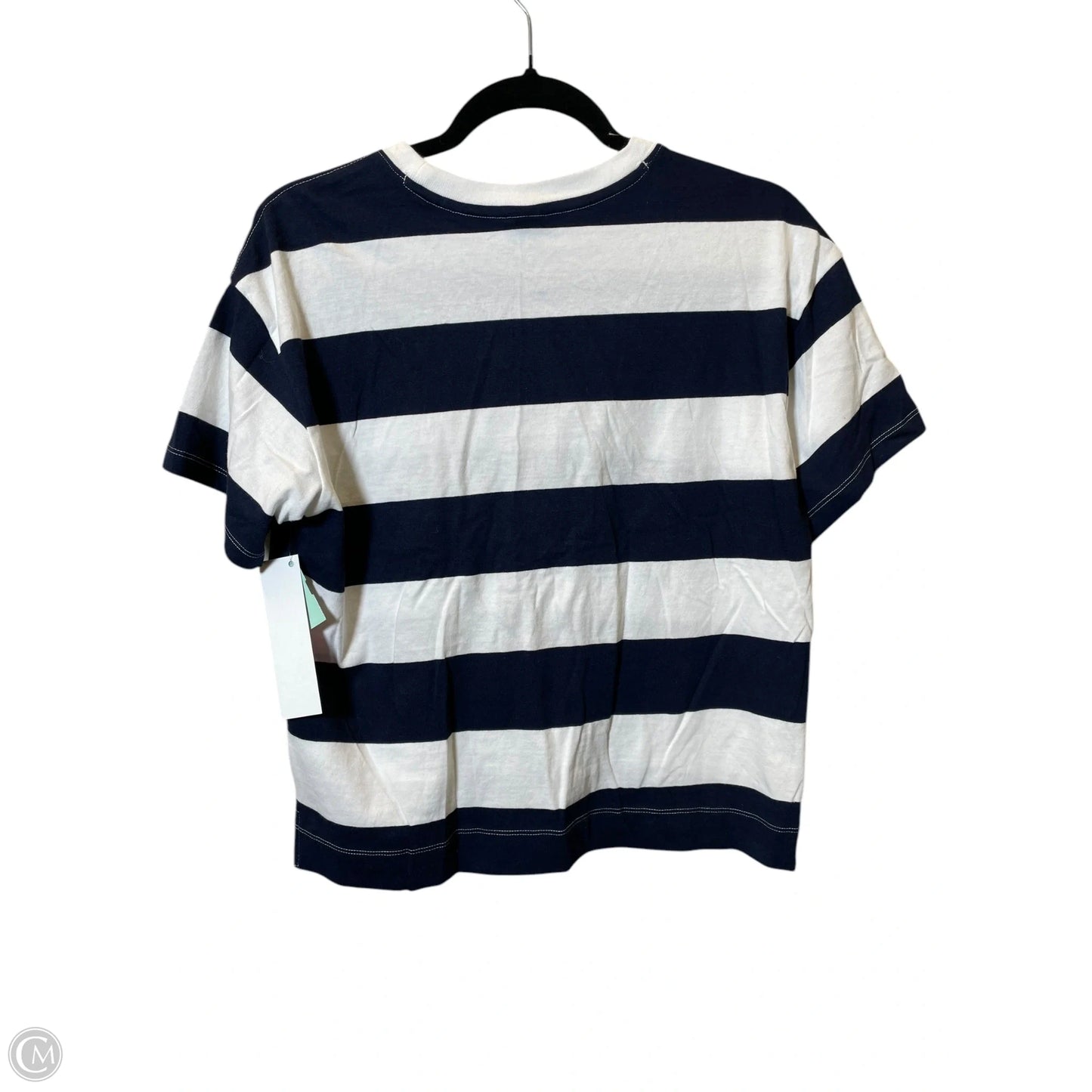 Top Short Sleeve Basic By Old Navy In Striped Pattern, Size: Xs