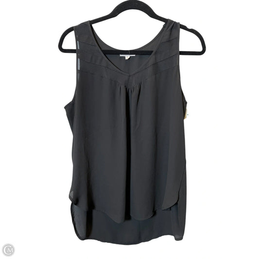 Top Sleeveless By Pleione In Black, Size: L