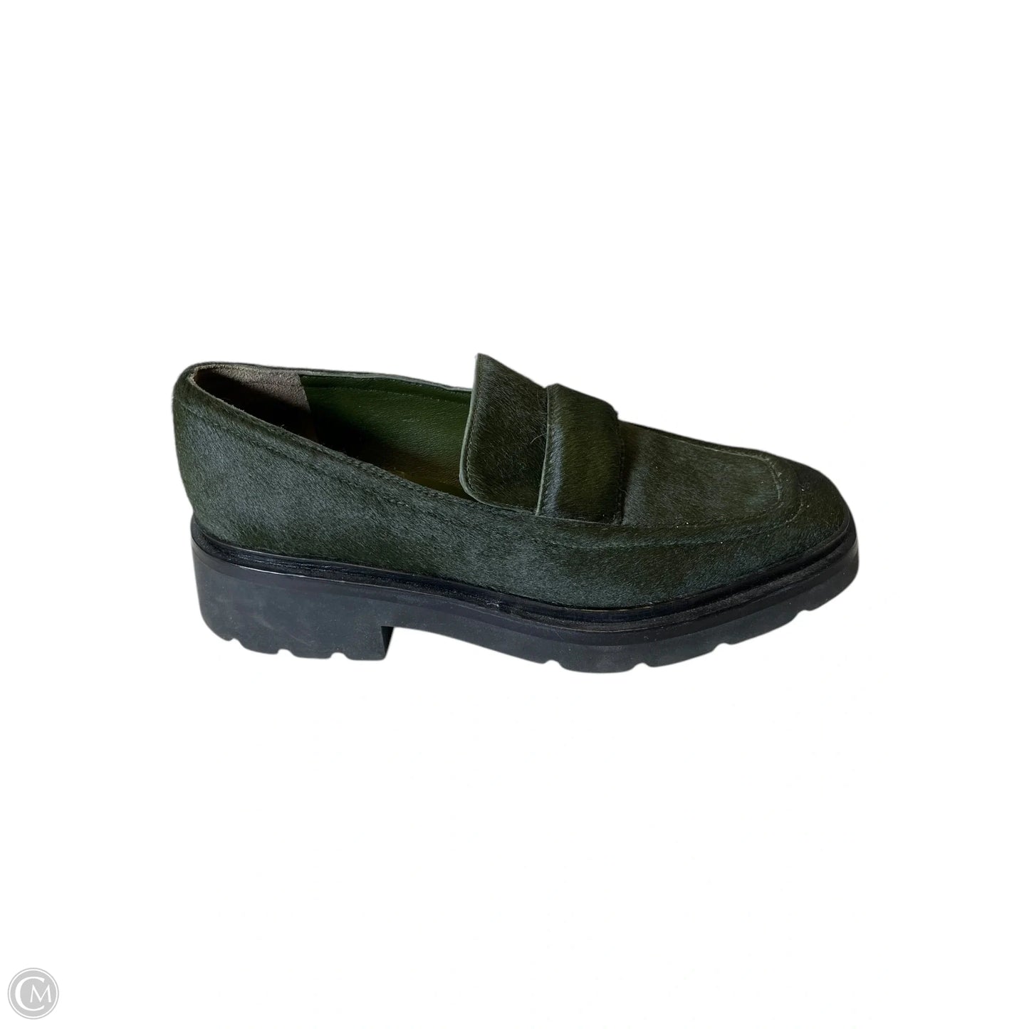 Shoes Heels Platform By Vince In Green, Size: 5.5