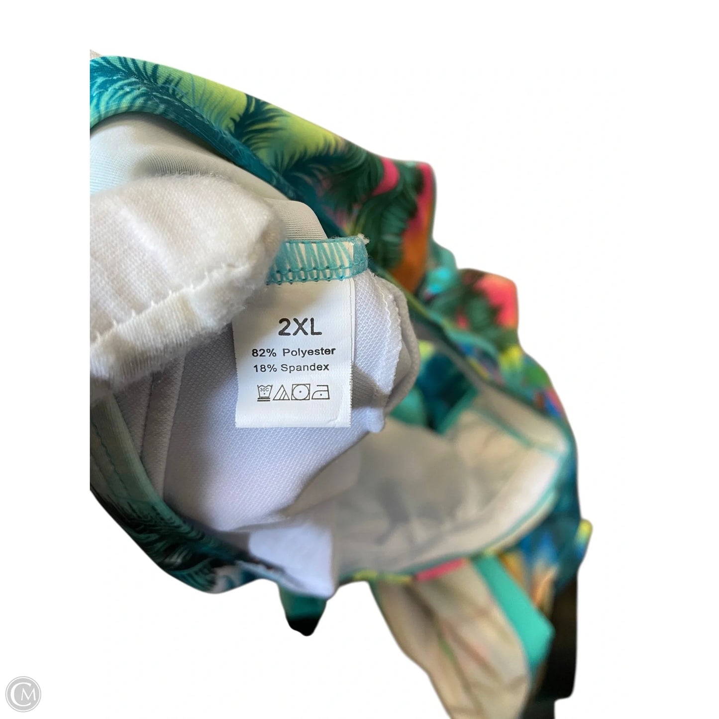 Swimsuit 2pc By Cmc In Tropical Print, Size: 2x