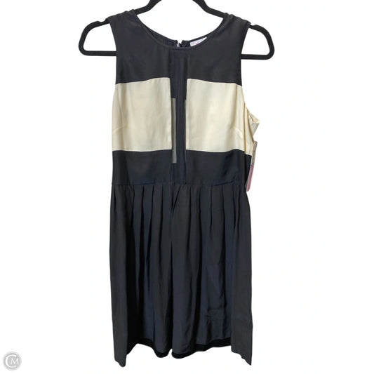 Dress Casual Short By Parker In Black & Cream, Size: M