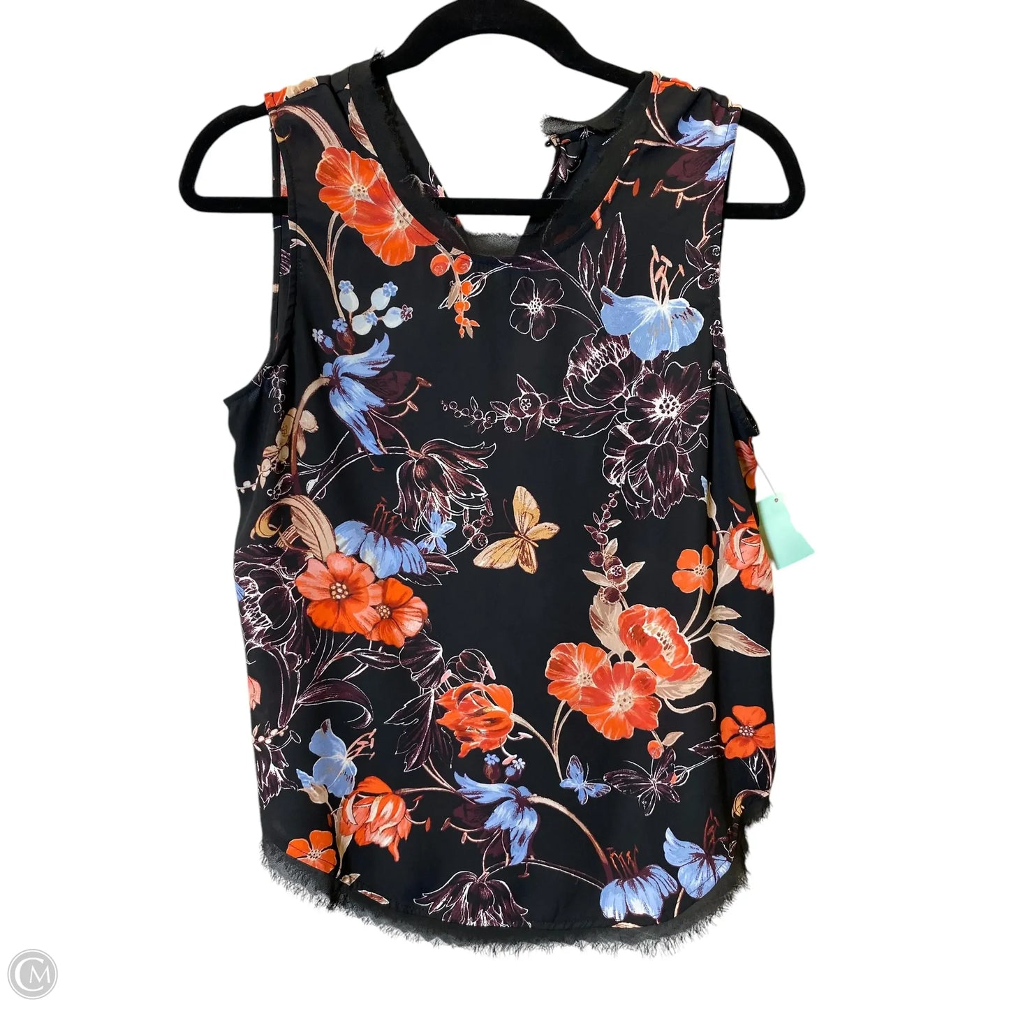 Top Sleeveless By Who What Wear In Floral Print, Size: M