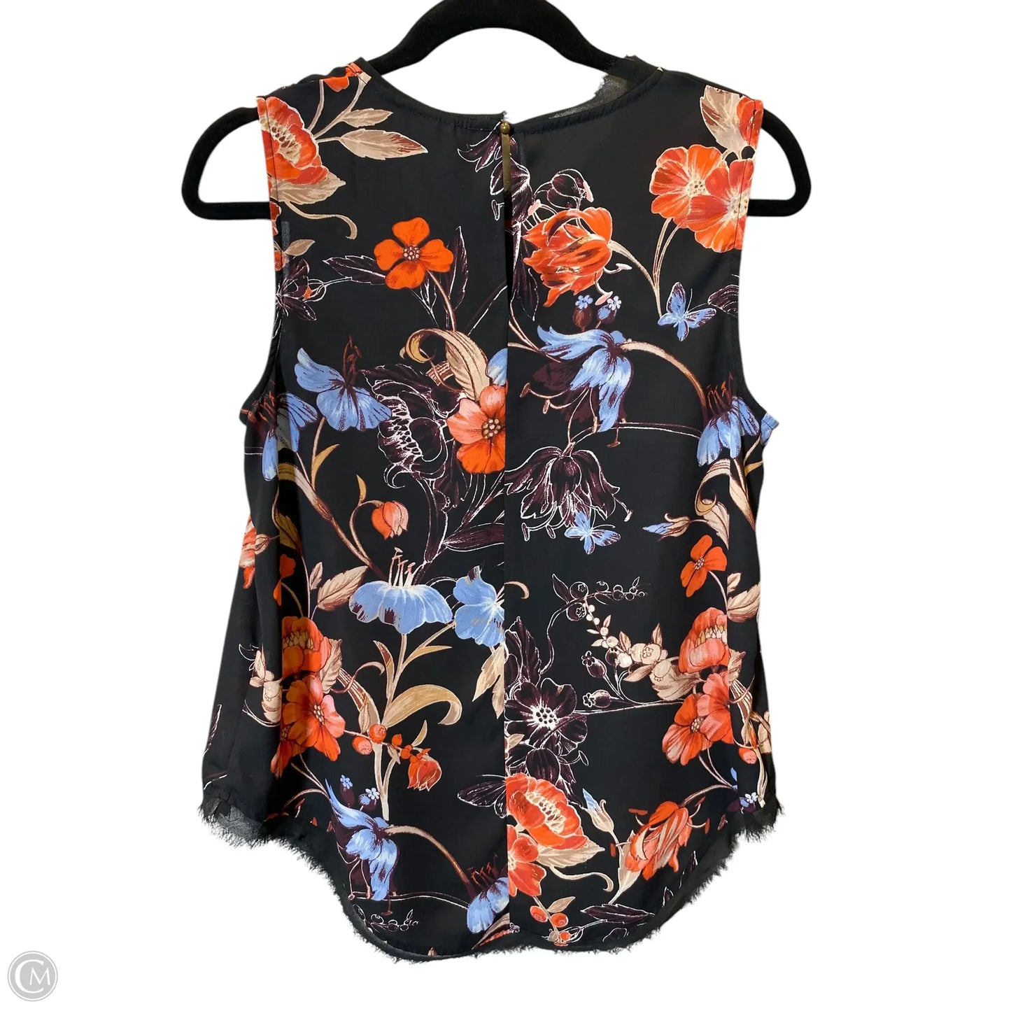 Top Sleeveless By Who What Wear In Floral Print, Size: M