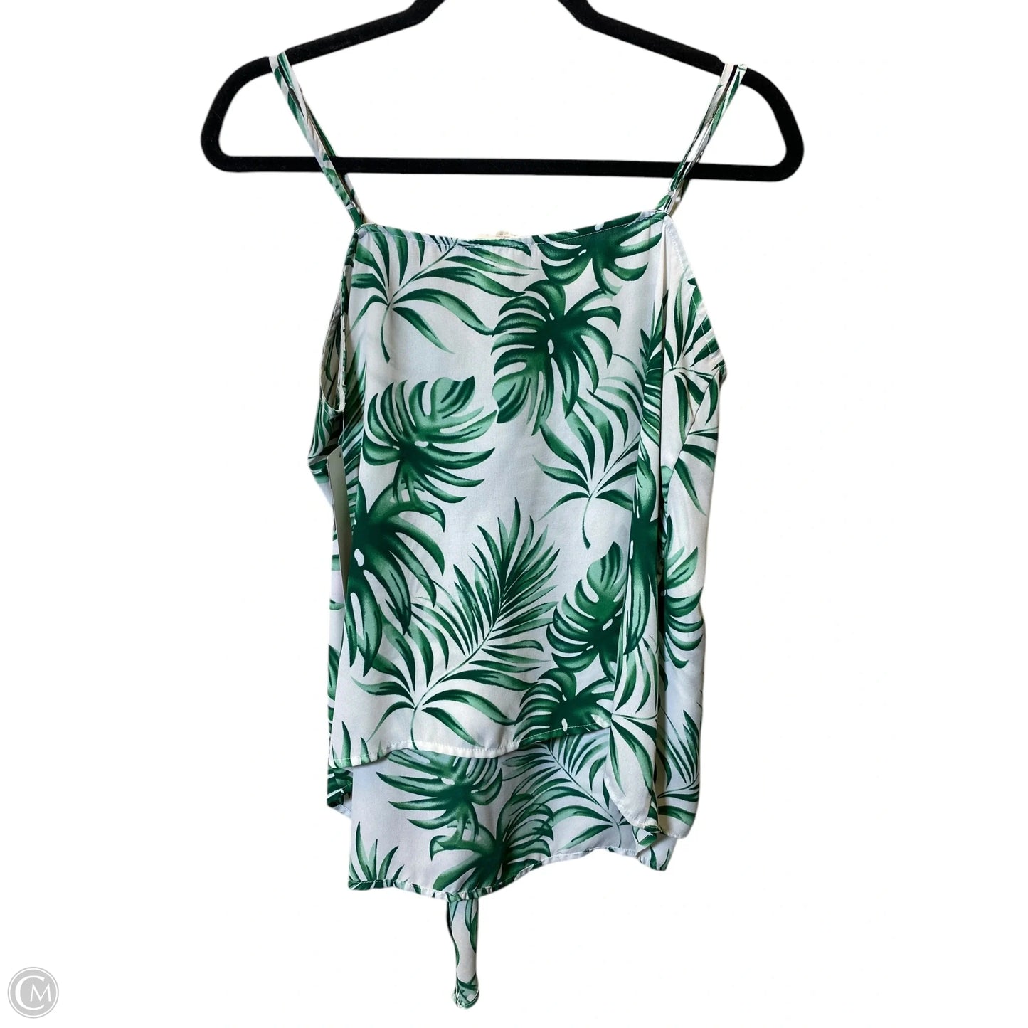 Top Sleeveless By Cmc In Tropical Print, Size: L