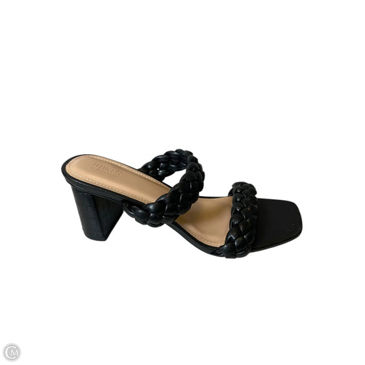 Sandals Heels Block By Cmc In Black, Size: 11