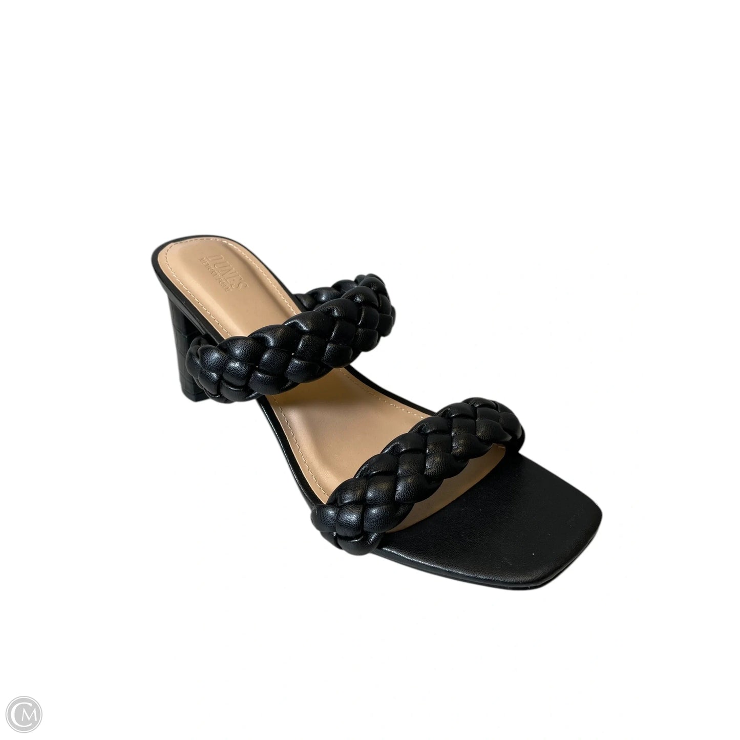 Sandals Heels Block By Cmc In Black, Size: 11