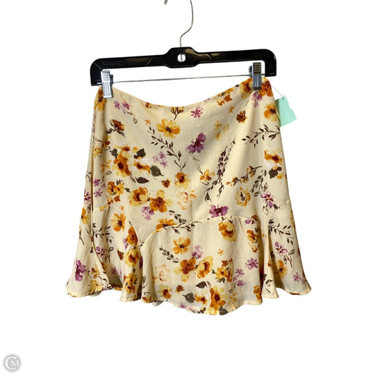 Skirt Mini & Short By Mi Ami In Floral Print, Size: S