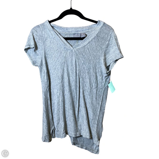 Top Short Sleeve By Kenar In Grey, Size: M