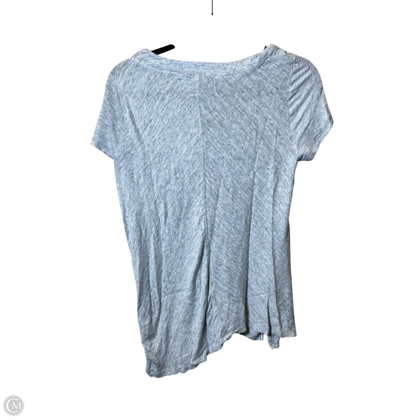 Top Short Sleeve By Kenar In Grey, Size: M
