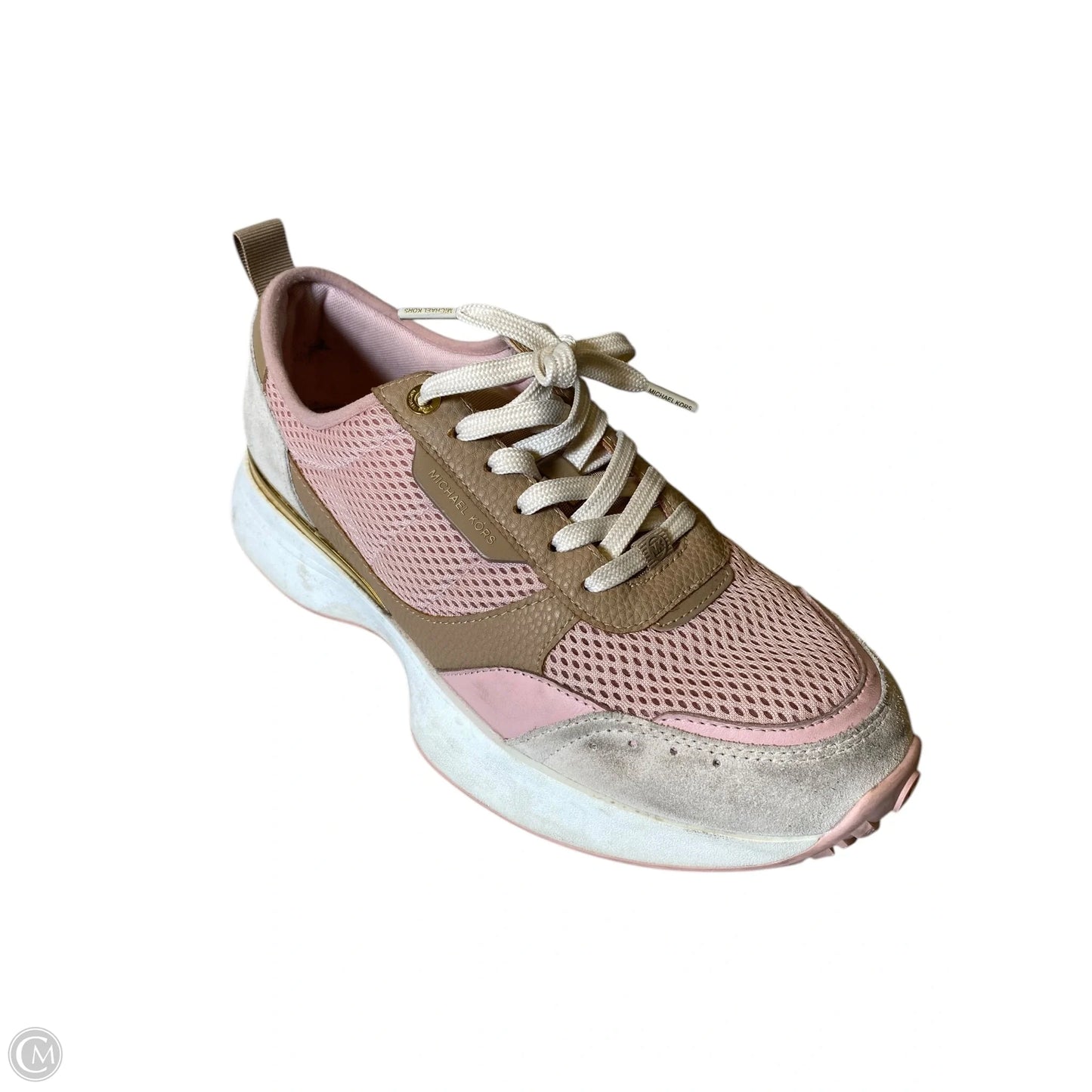 Shoes Designer By Michael Kors In Pink & Tan, Size: 11