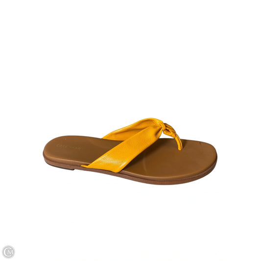 Sandals Flip Flops By Cole-haan In Orange, Size: 11