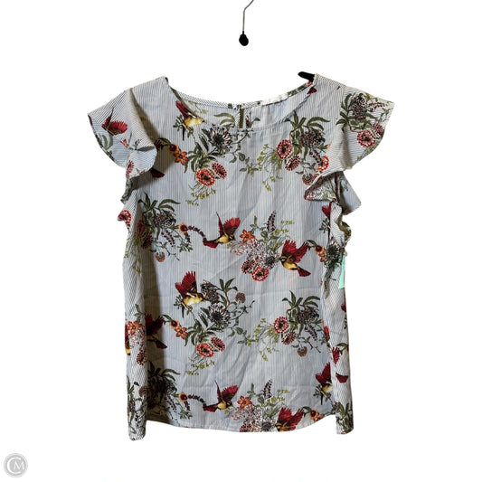 Top Short Sleeve By Agaci In Floral Print, Size: S