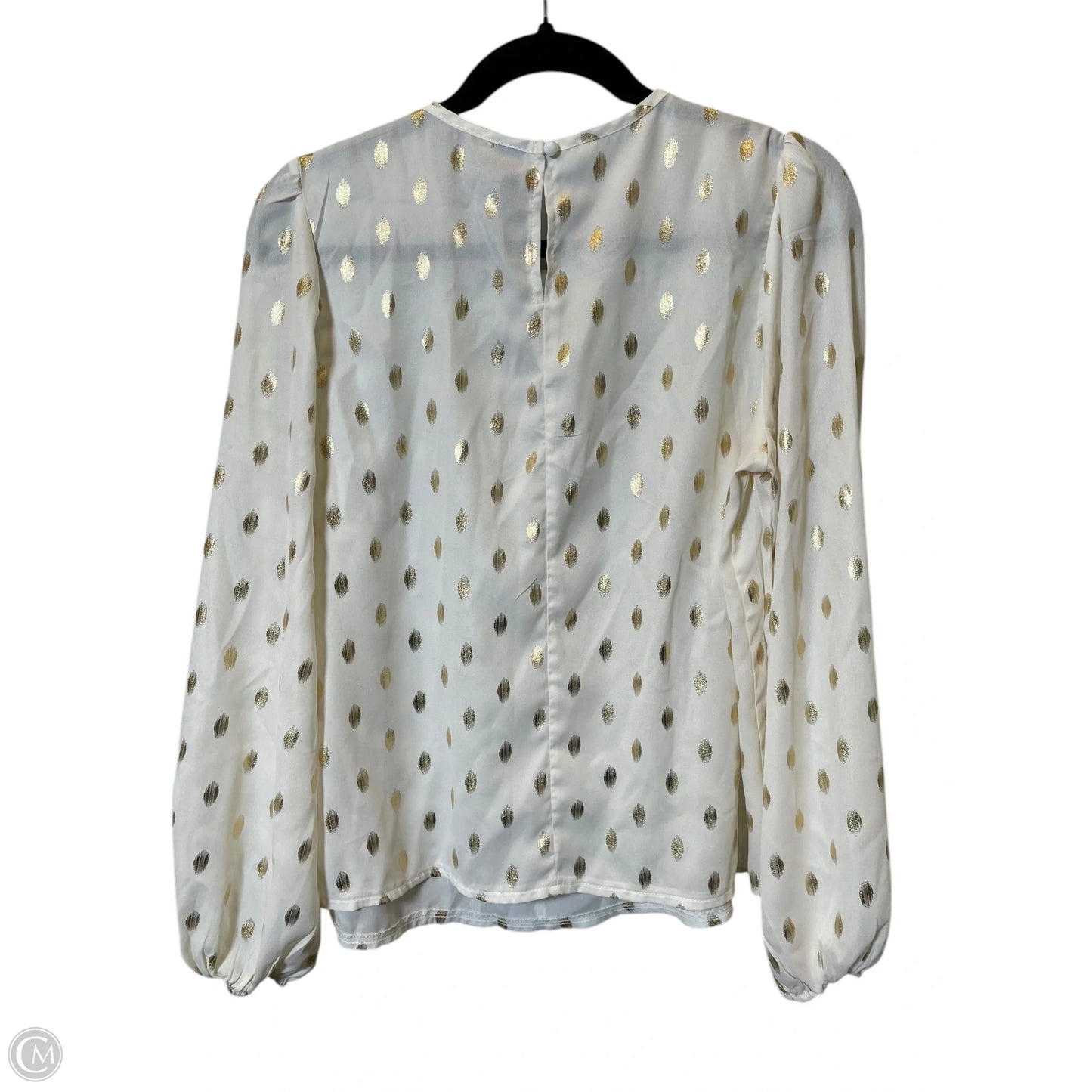 Top Long Sleeve By Shein In Gold, Size: M
