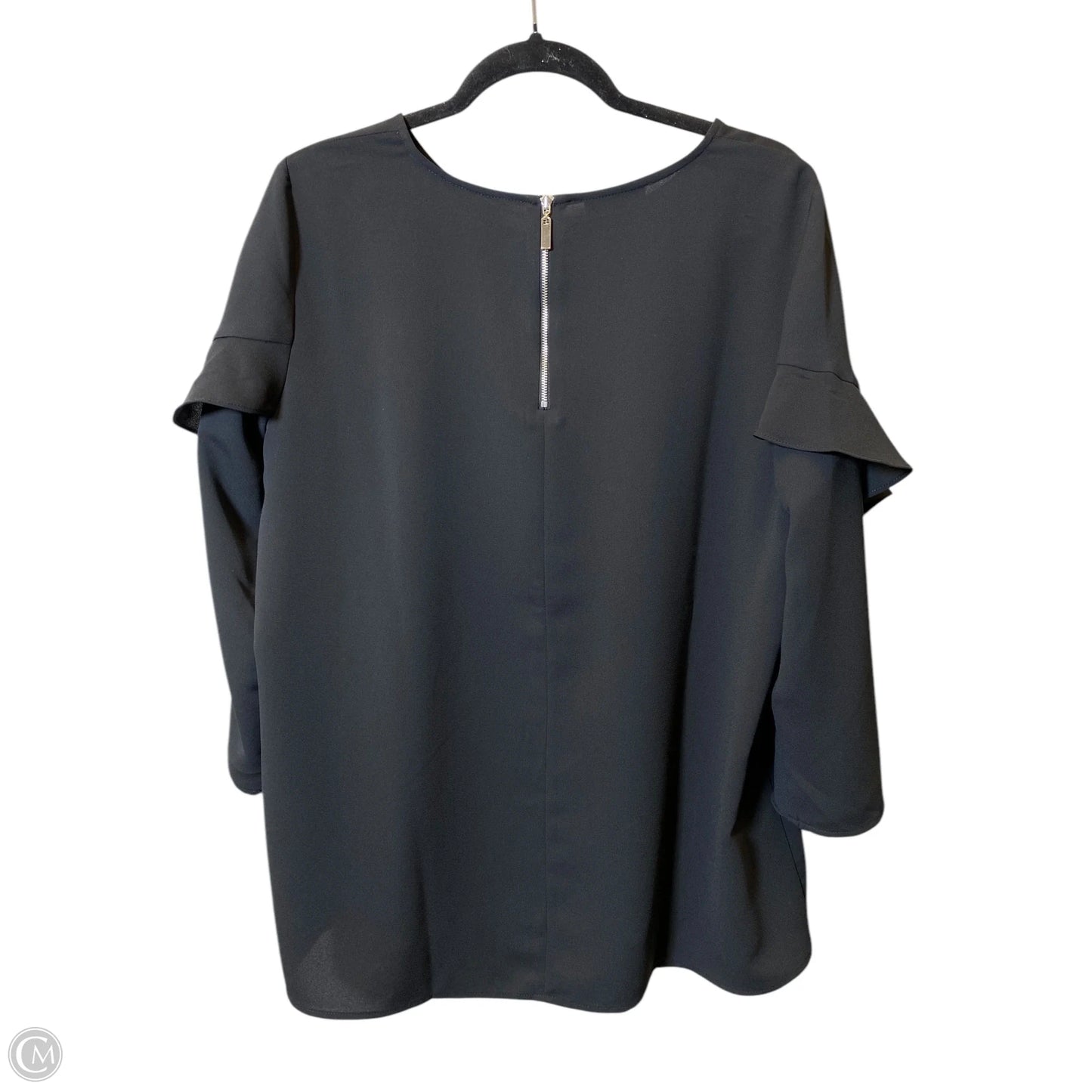 Top Long Sleeve By Alfani In Black, Size: L