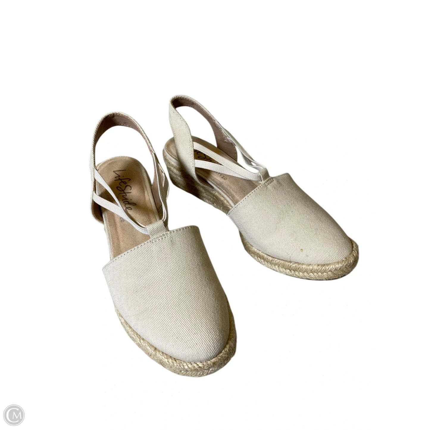 Shoes Flats By Life Stride In Cream, Size: 7.5