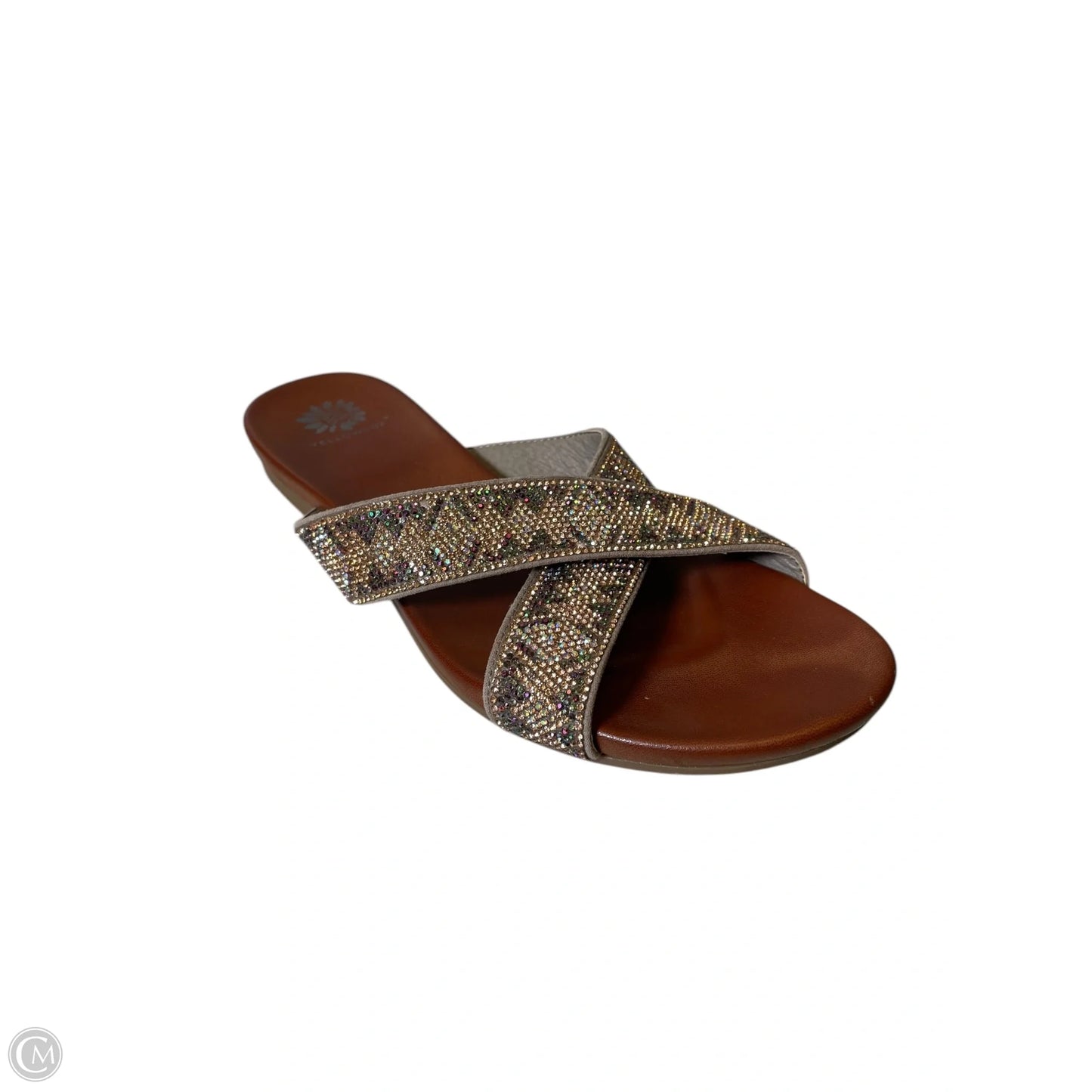 Sandals Flats By Yellow Box In Multi-colored, Size: 8.5