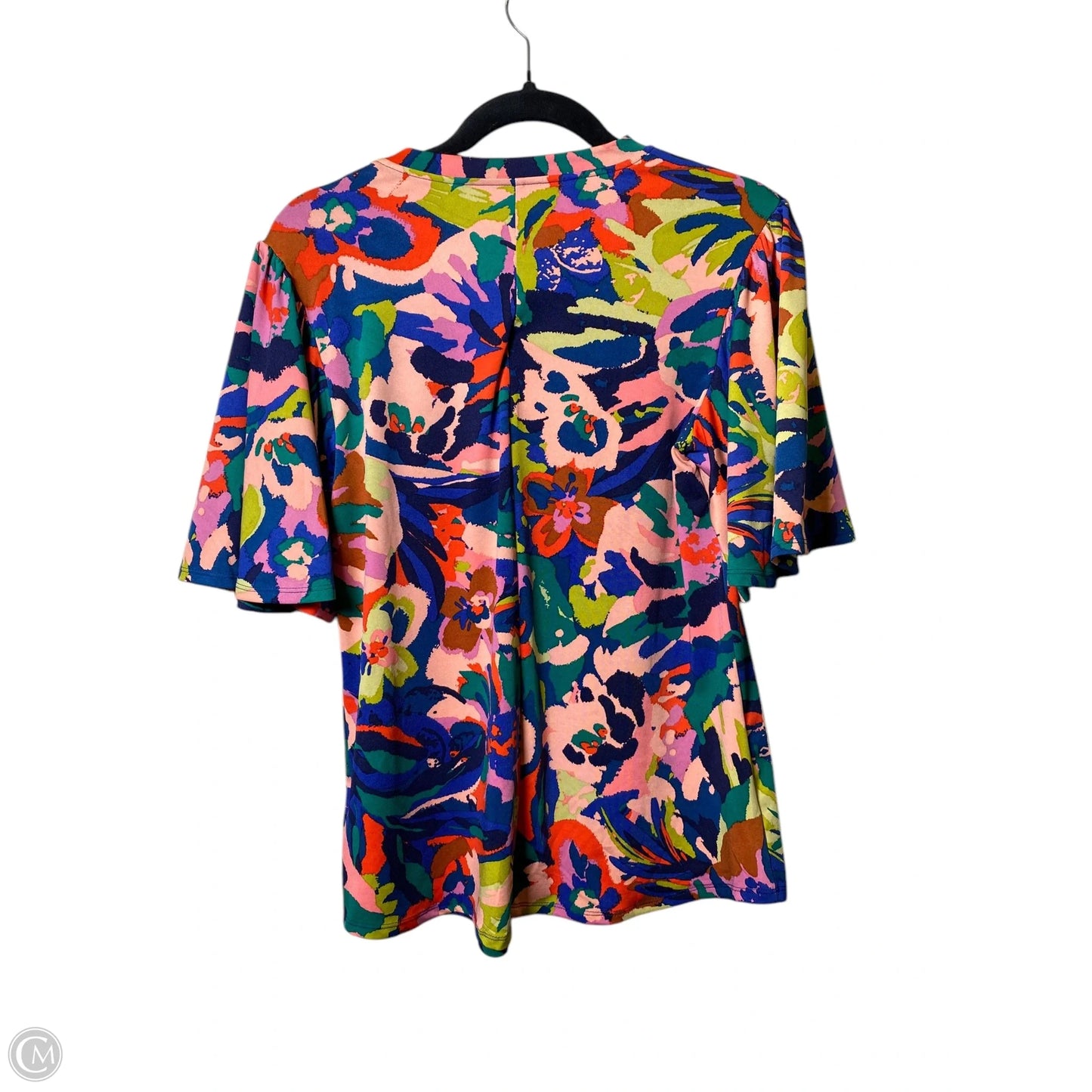 Top Short Sleeve By Cato In Multi-colored, Size: S