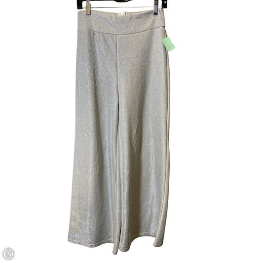 Pants Wide Leg By Cmc In Silver, Size: M