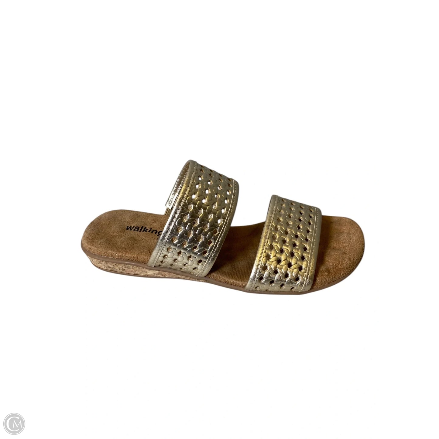 Sandals Flats By Cmc In Gold, Size: 7.5
