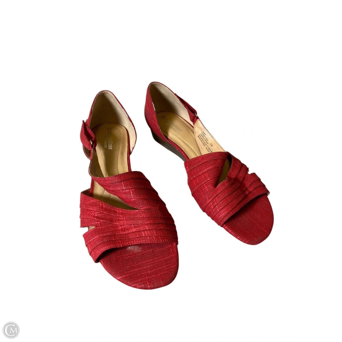 Sandals Flats By Naturalizer In Red, Size: 10