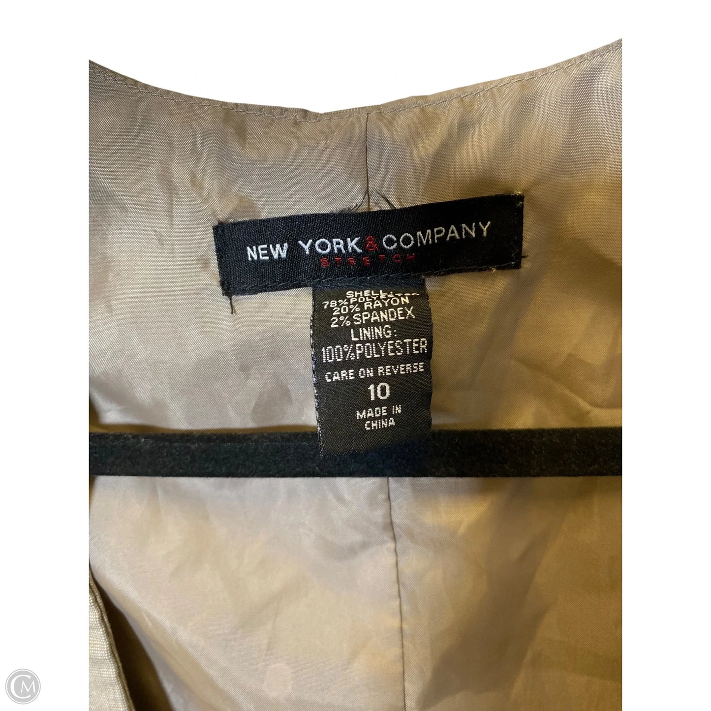 Vest Other By New York And Co In Beige, Size: 10