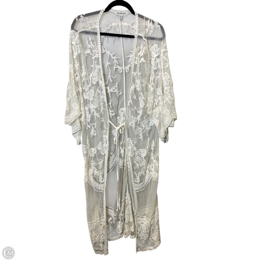 Swimwear Cover-up By Davi & Dani In Cream, Size: L