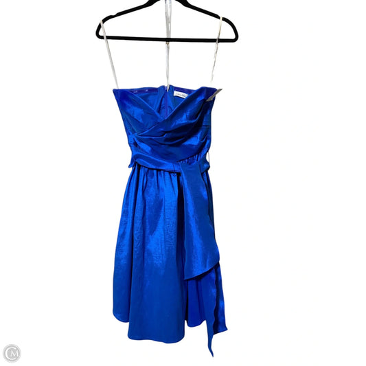 Dress Party Short By Calvin Klein In Blue, Size: 8