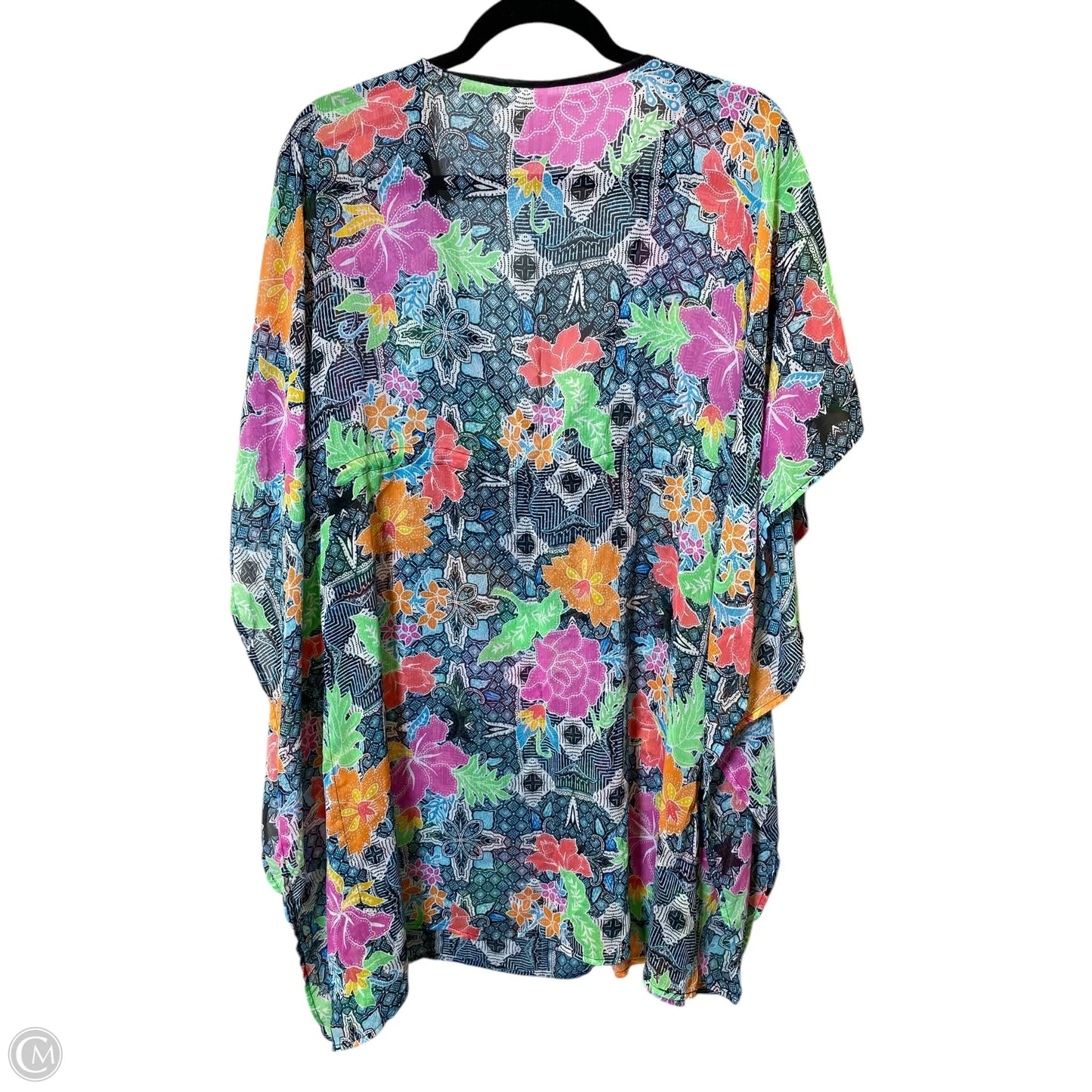 Swimwear Cover-up By Clothes Mentor In Multi-colored, Size: M