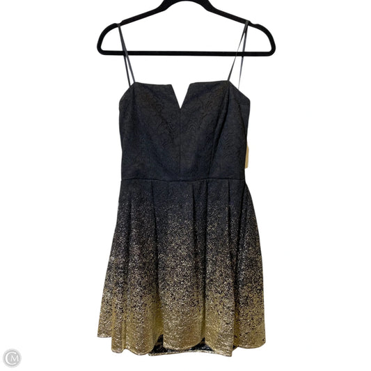 Dress Party Short By Cmc In Black & Gold, Size: M